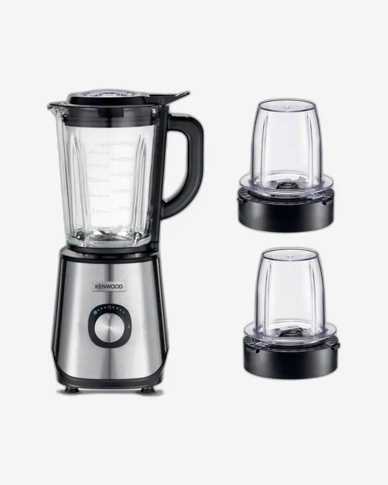 Kenwood 1.5L Glass Jar Blender – Multi-Speed With Mill Attachment 1