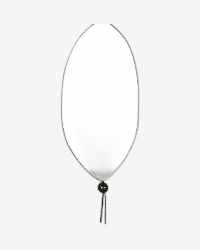 Kipling Black & Silver Fa Necklace – Sleek Alloy Pendant With Modern Finish 1