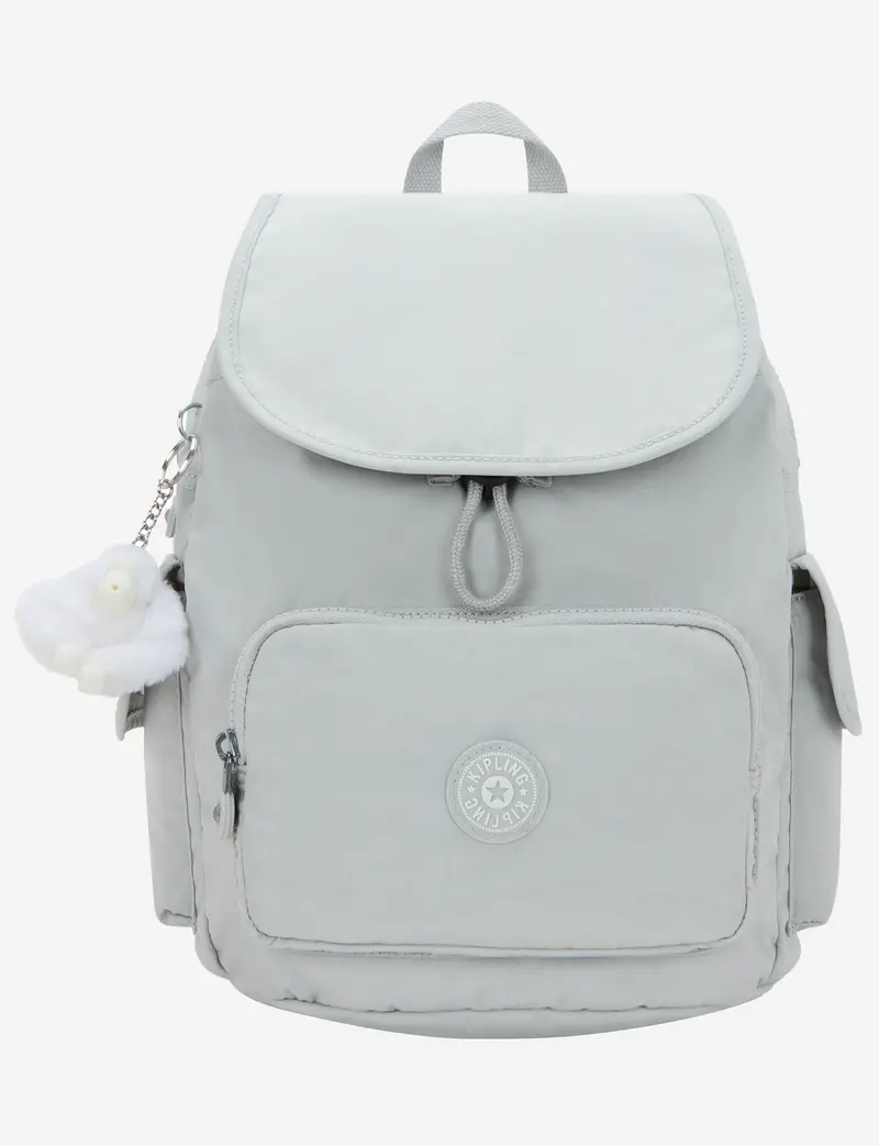 Kipling City Pack Compact Backpack In Easy Grey – Small Size – 15635-9Rw 1