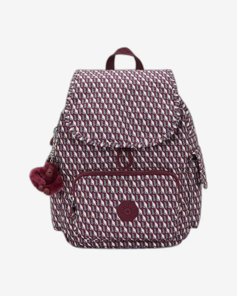 Kipling City Pack S 3Dk Wine Small Backpack 1
