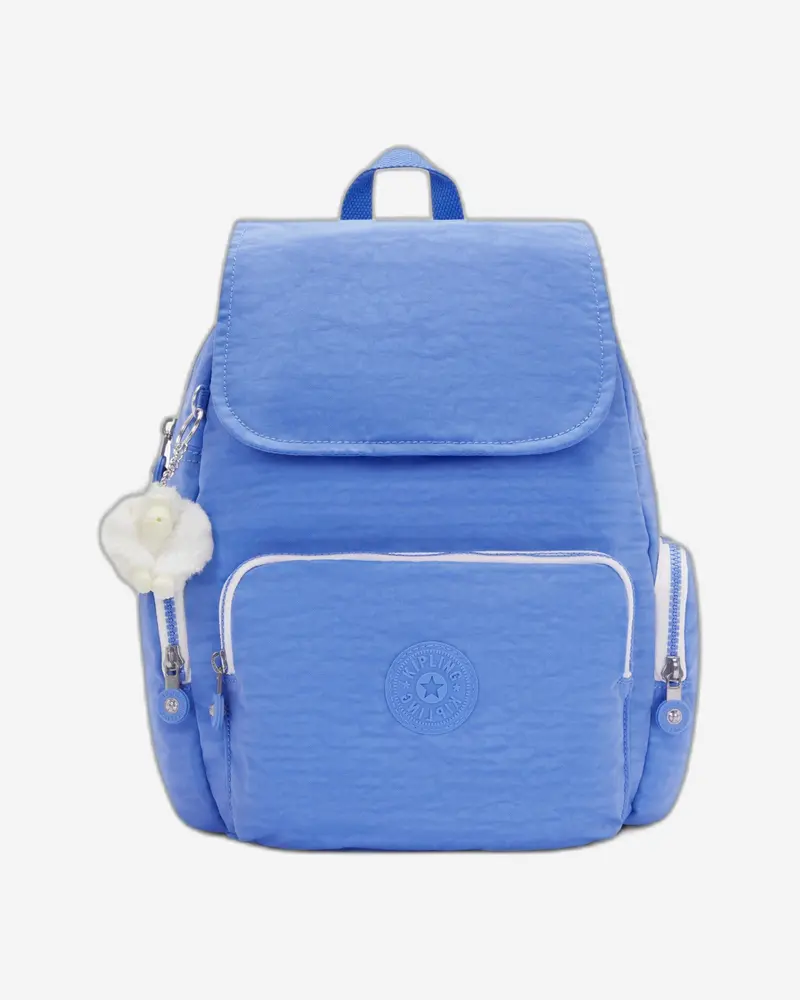 Kipling City Zip Backpack In Cocktail Blue – Compact Design I3523-87S 1
