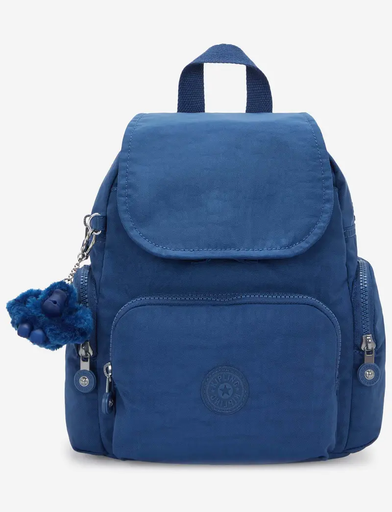Kipling City Zip Mini Casual Blue Adjustable Mini Backpack 1