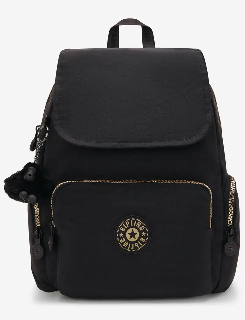 Kipling City Zip S Glorious Gold Compact Backpack – I7354-1Bg 1