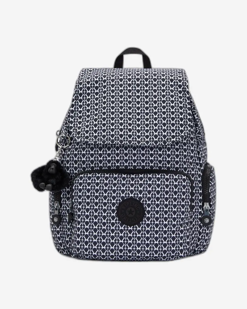 Kipling City Zip S Signature Print Backpack – Small Lightweight Daypack C2I6345-Dd2 1