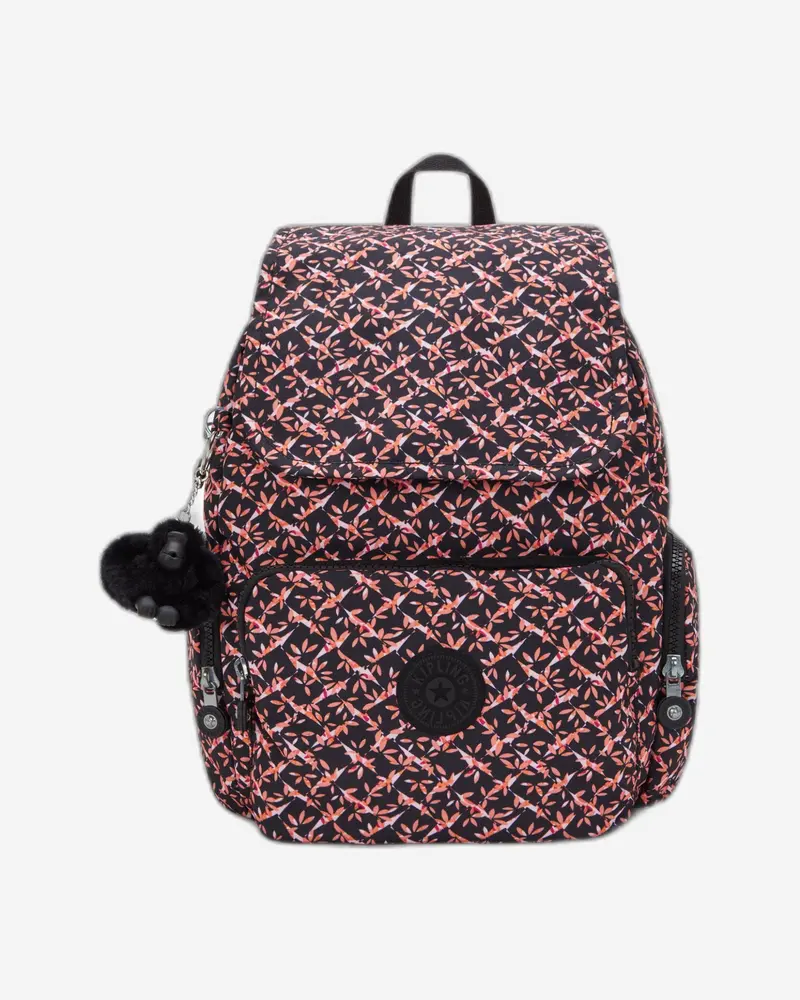 Kipling City Zip S Small Backpack – Dancing Bouquet Pattern 1