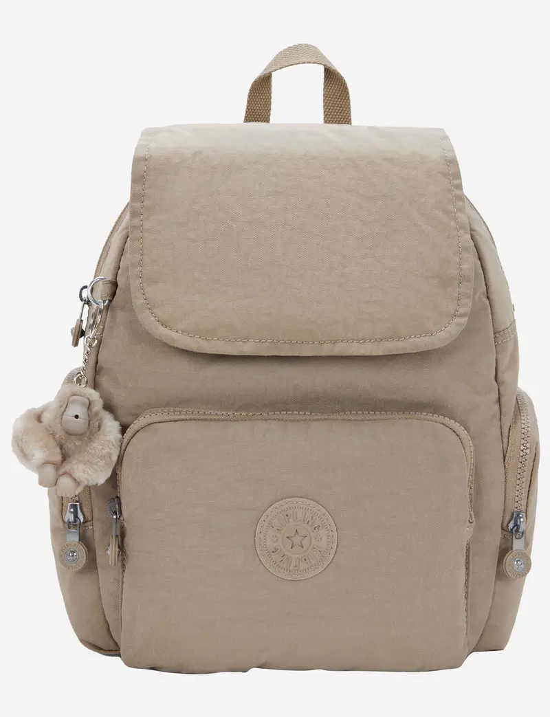 Kipling City Zip S Soft Taupe Small Backpack 1