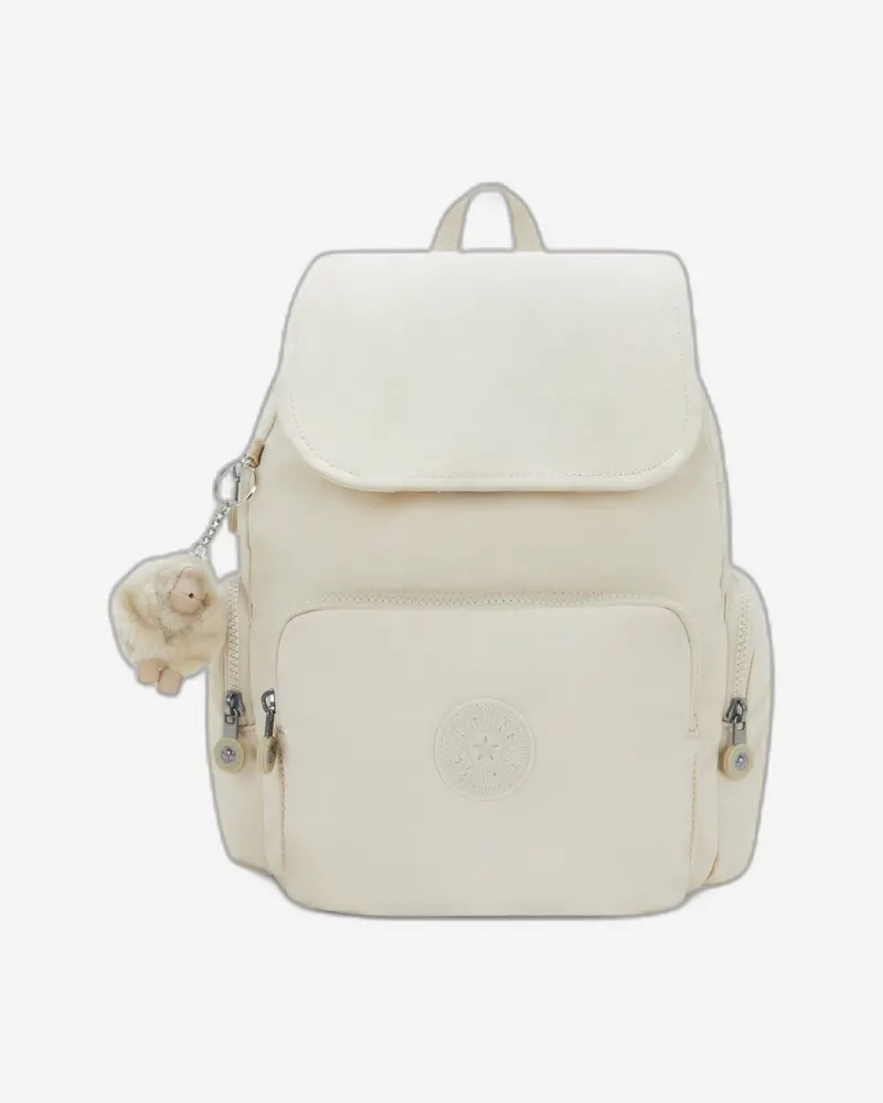 Kipling City Zip Small Backpack In Hideaway Beige – I3523-7Jr 1
