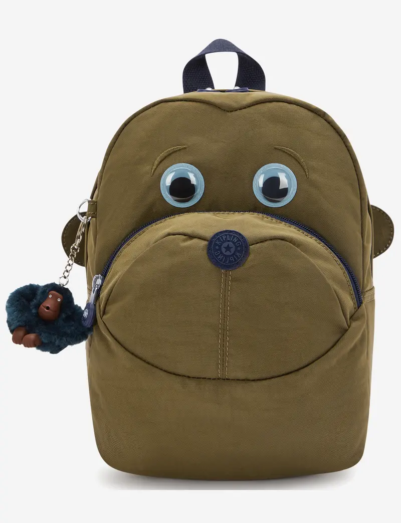 Kipling Faster Treasure Kids Backpack – Playful Green Design For School (00253-1Hw) 1