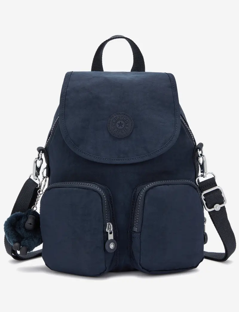 Kipling Firefly Up Blue Convertible Small Backpack & Shoulder Bag – 12887-96V 1