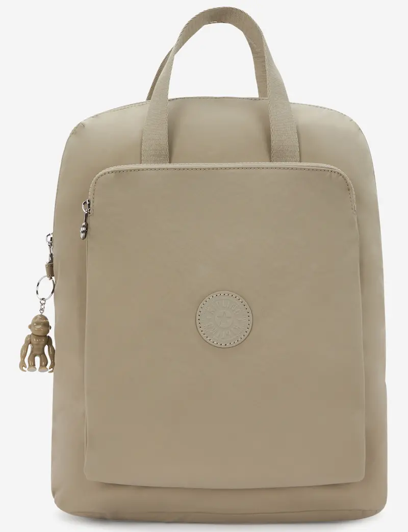 Kipling Kazuki Boho Backpack In Tan With Dedicated Laptop Sleeve – I5306-1Hx 1