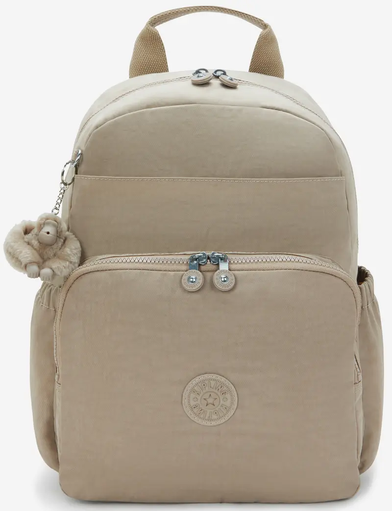 Kipling Maisie Soft Taupe Medium Baby Backpack With Changing Mat 1