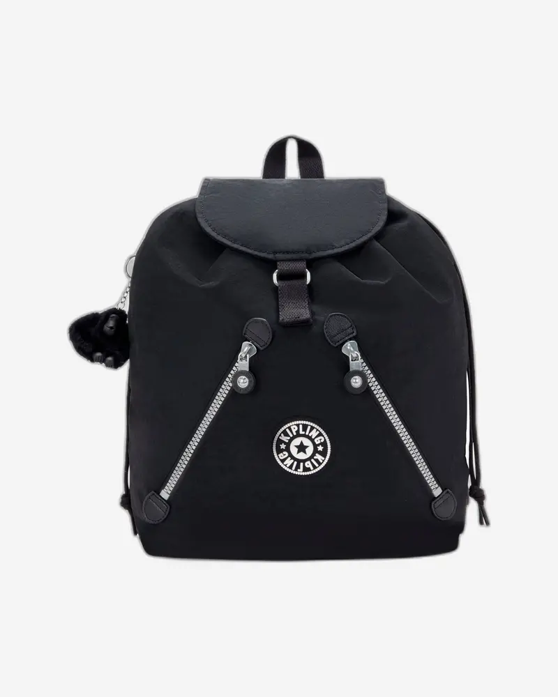 Kipling New Fundamental L Rapid Backpack – Medium Black Urban Commuter Pack C2I7094-1Re 1