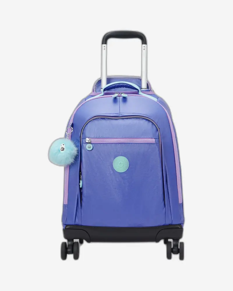 Kipling New Zea Cosmic Metallic Wheeled Backpack – Large, Laptop-Friendly (Model I7267-8De) 1