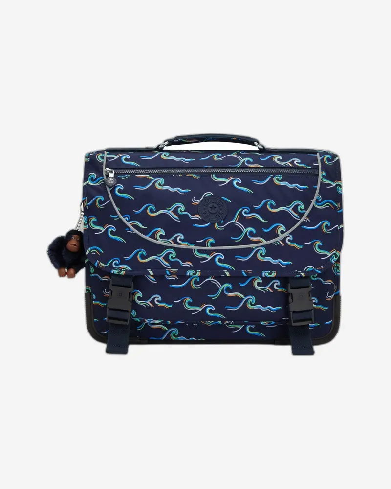 Kipling Preppy Fun Ocean Print Backpack – Playful Water-Themed Design 1