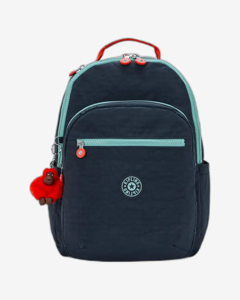 Kipling Seoul Cosmo Blue C Backpack – Large Capacity (Model I5140-2Ft) 1