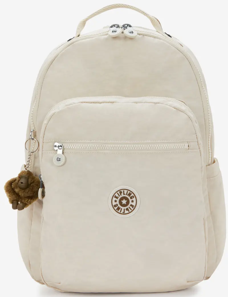 Kipling Seoul Lap Soft Sand Laptop Backpack – I2969-9Lo 1