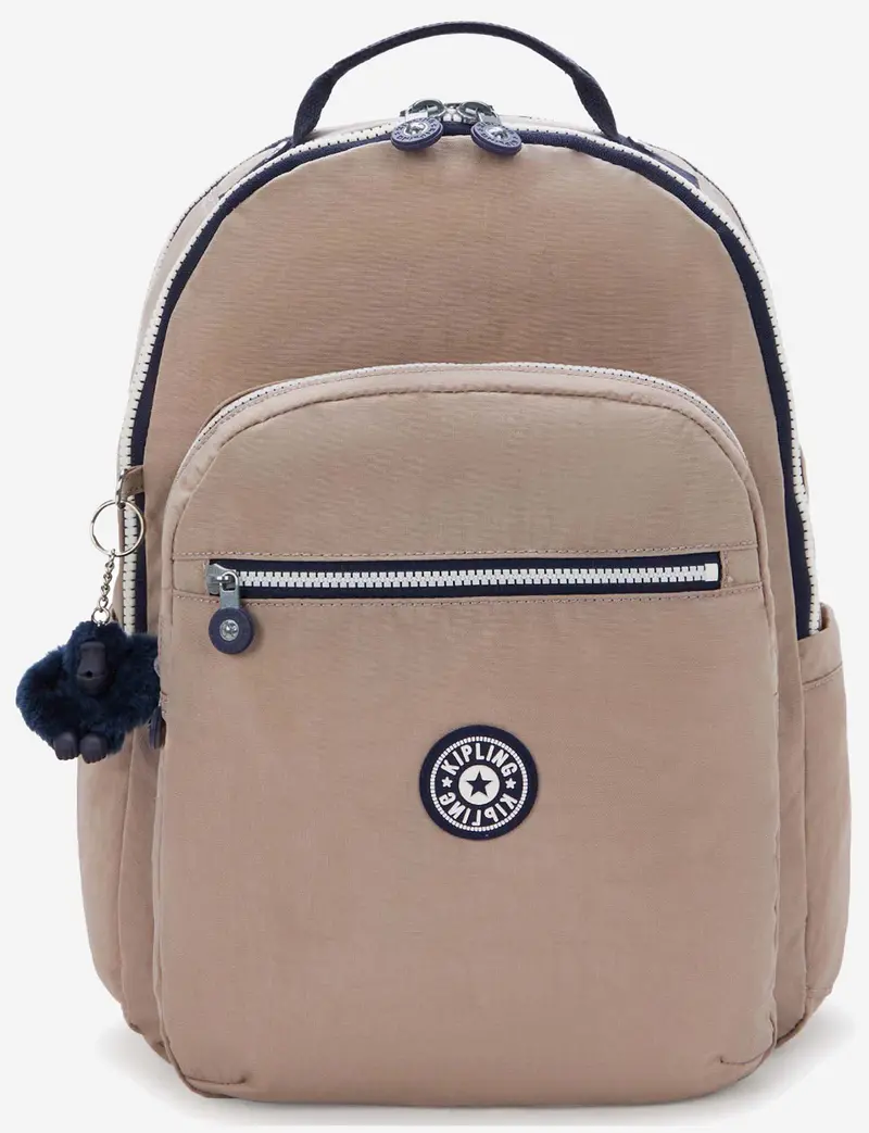 Kipling Seoul Lap Soft Taupe Laptop Backpack – I2969-7Ml 1