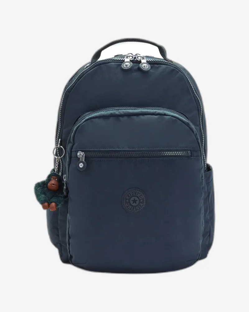 Kipling Seoul Lap True Blue Tonal Large Backpack (C2I4275-4Dx) 1
