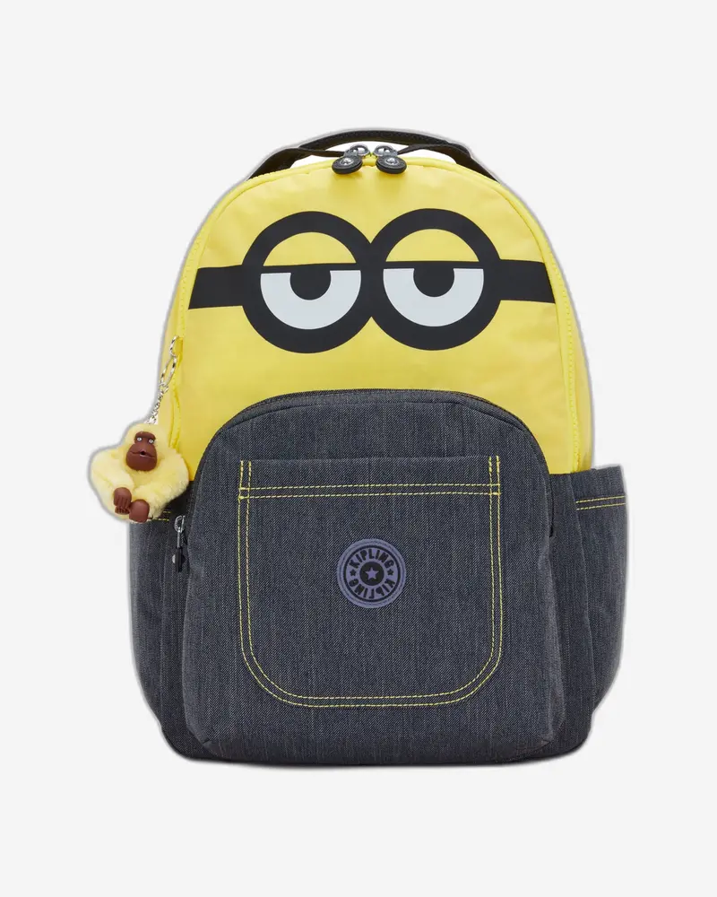 Kipling Seoul Minion Backpack – Large Denim Blue (C2I3986-Mi8) 1