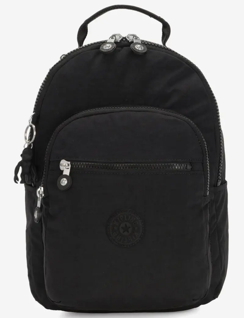 Kipling Seoul S Black Noir Compact Tablet Backpack 1