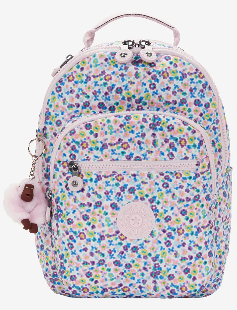 Kipling Seoul S Digi Flower Print Small Backpack With Tablet Sleeve – I5357-7Er 1