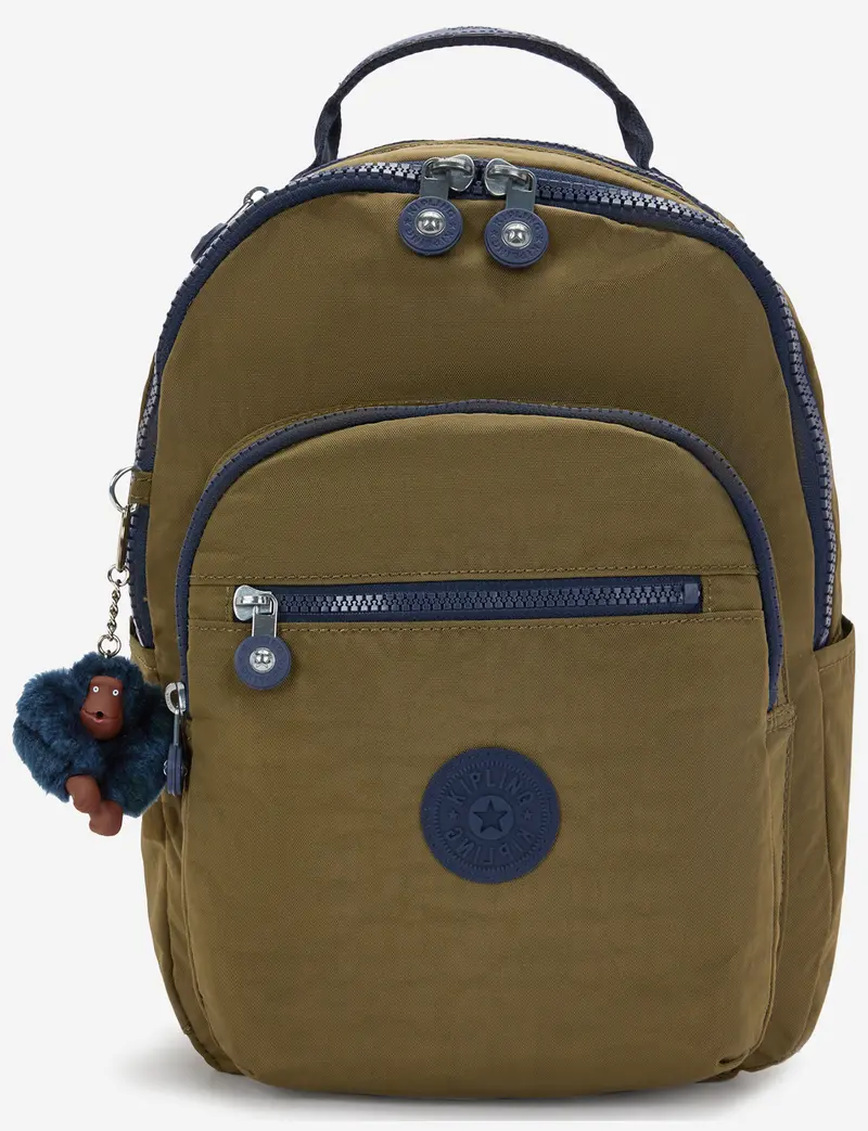 Kipling Seoul S Treasure Green Small Backpack With Tablet Pocket – I4345-1Hw 1