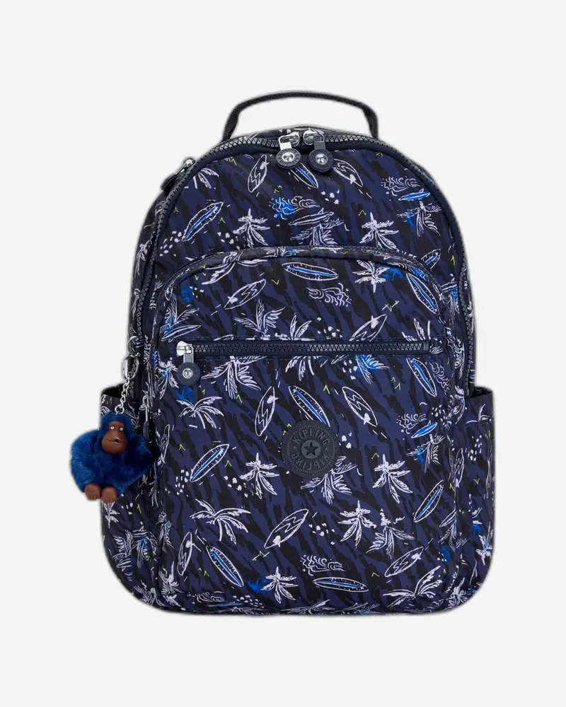 Kipling Seoul Surf Sea Large Backpack – Durable Daily Carry With Ocean-Inspired Design 1