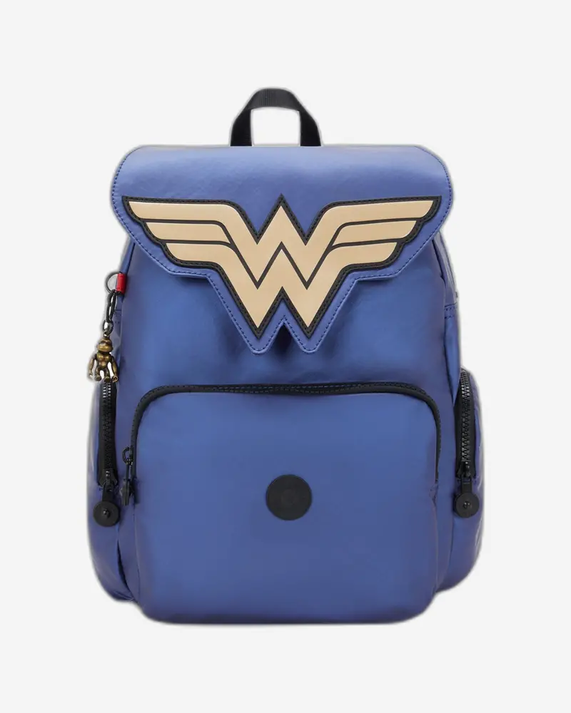 Kipling Wonder Woman City Zip Small Backpack In Wonder Blue – I7331-8Hs 1