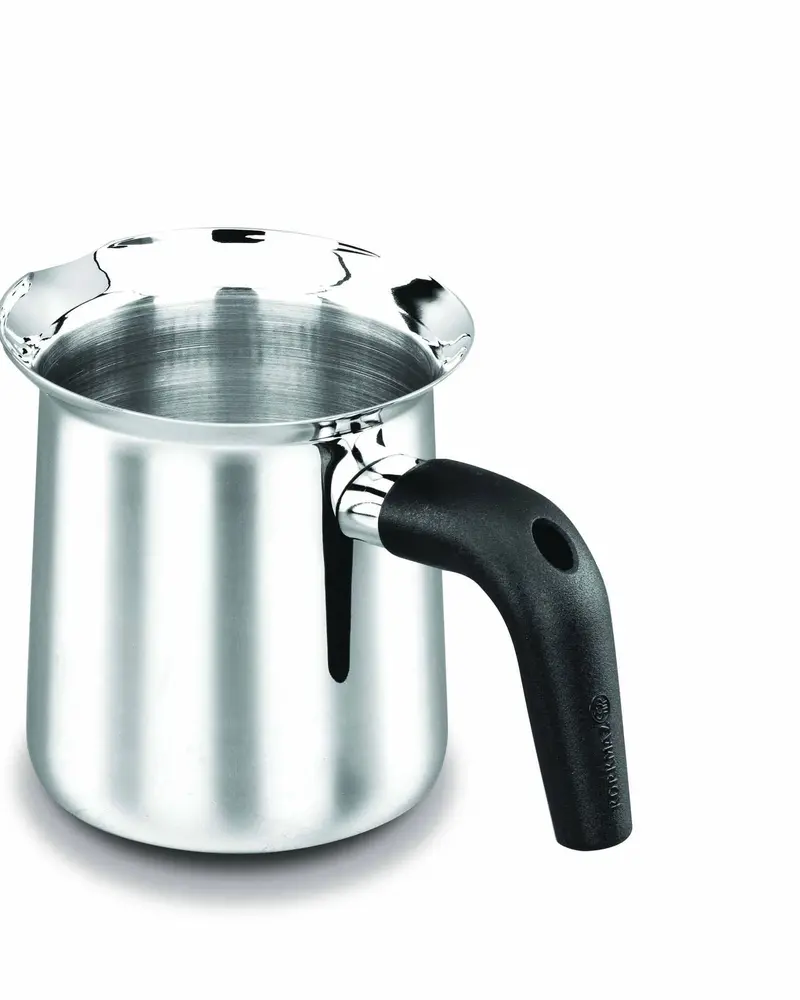 Korkmaz Orbit Stainless Steel Milk Pan – Modern Low-Profile Design 2