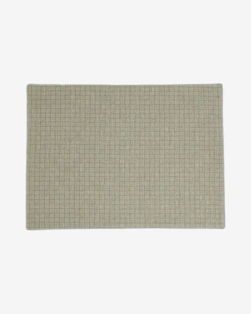 Ladelle Torque Moss Green Placemat Set – 4-Pack 1