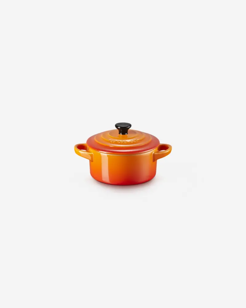 Le Creuset 10Cm Mini Round Casserole In Flame 1
