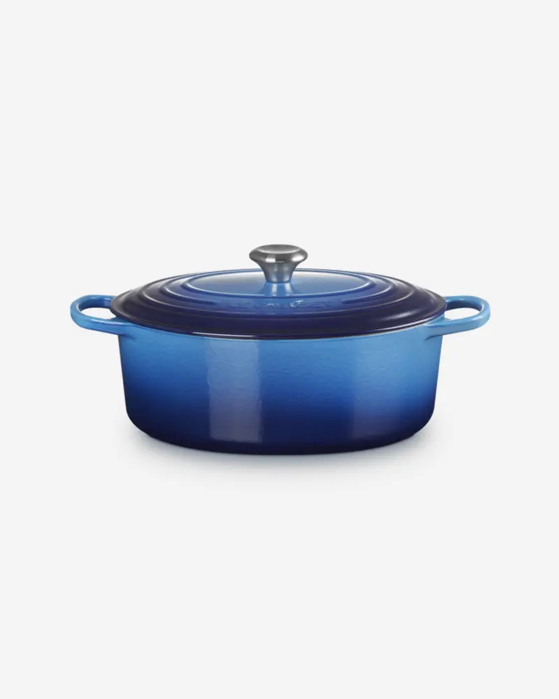 Le Creuset 31Cm Oval Casserole In Azure 1