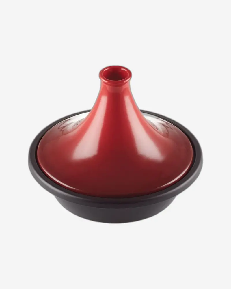Le Creuset 31Cm Tagine Dish In Cherry Red Ceramic 1