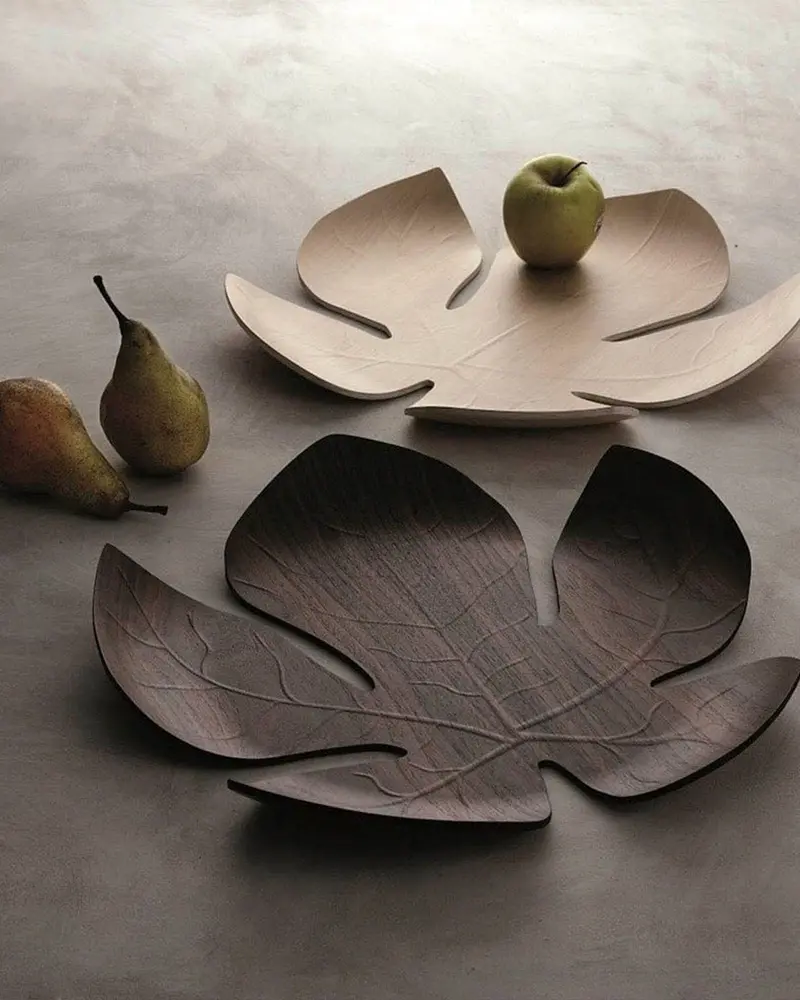 Legnoart Adamo Walnut Serving Tray – Elegant Ft-12 Wooden Presentation Board 1