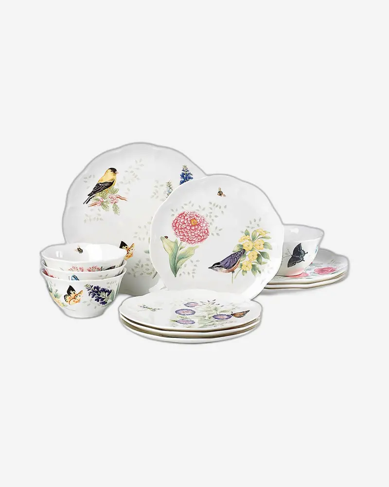 Lenox Butterfly Meadow Flutter 12-Piece Casual Dinner Set (Model 883319) 1