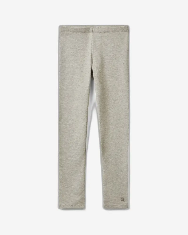 Logo-Embellished Stretch Cotton Leggings 1