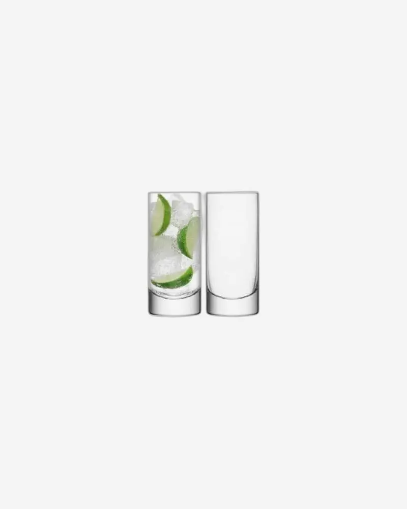 Lsa Bar Clear Highball Glasses (Pack Of 2) 1