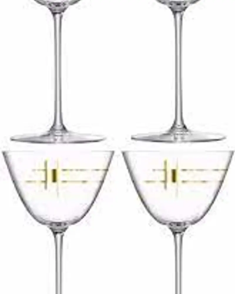 Lsa Century Gold Martini Glasses (4-Pack) 1