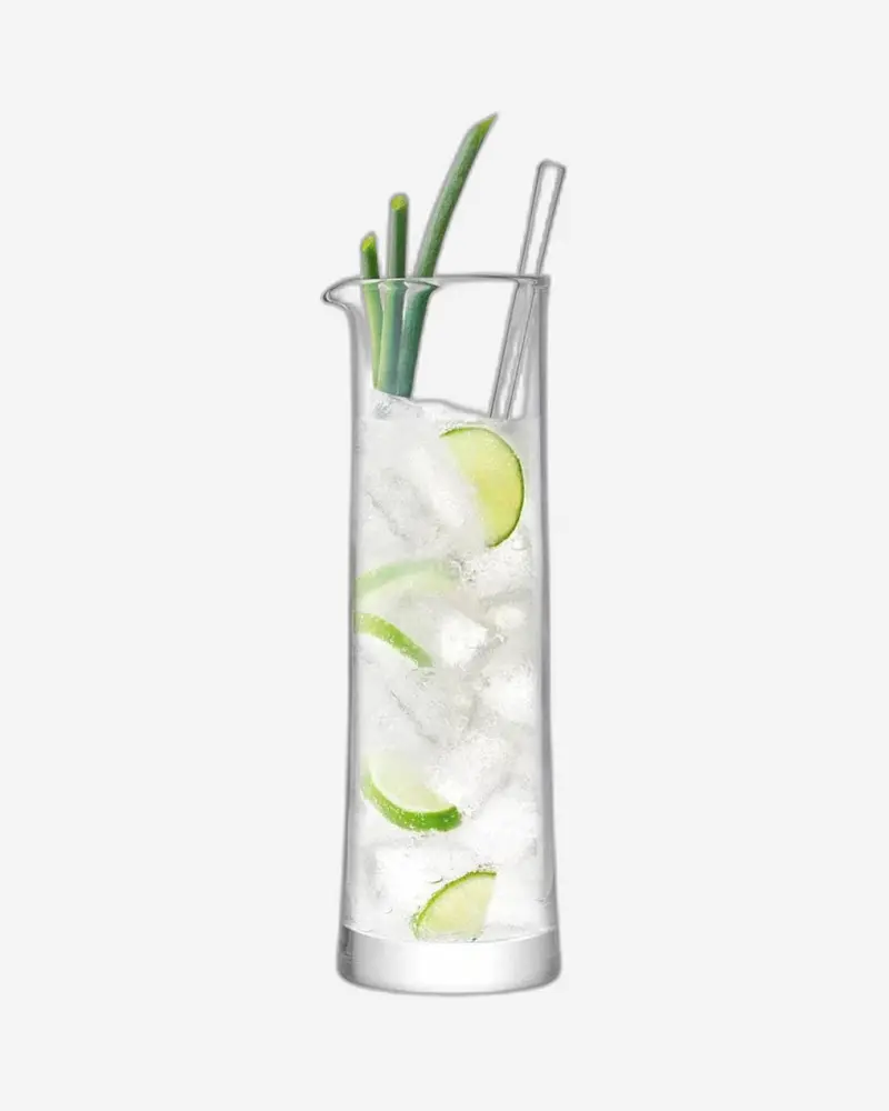 Lsa Gin Cocktail Jug With Matching Stirrer – Clear Glass 1