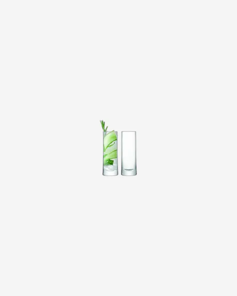 Lsa Gin Highball Glasses – Clear Glass, Pack Of 2 1