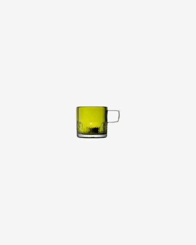 Lsa Handle Tealight Holder In Olive Green Tone 1