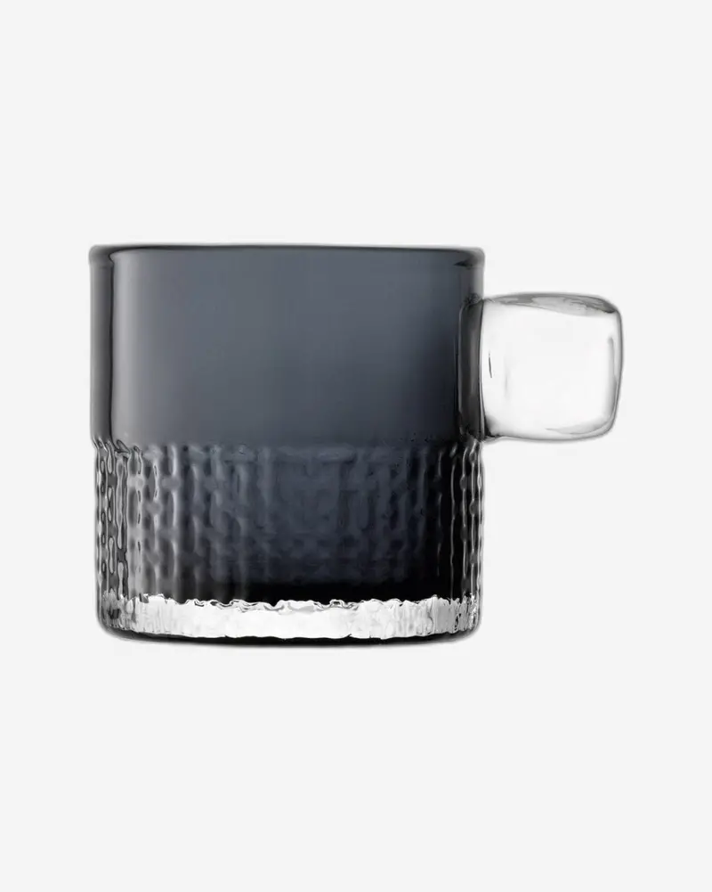 Lsa Handle Tealight Holder In Slate Grey Finish 1