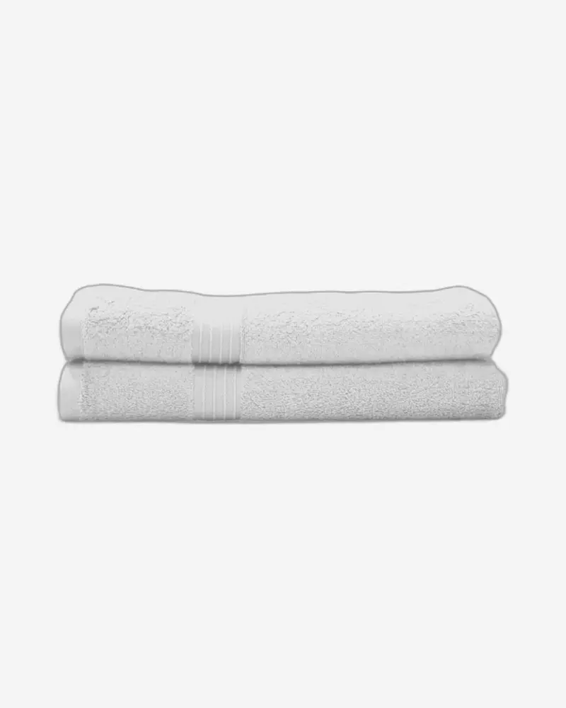 Luxury White Cotton Hand Towel – Plush, Highly Absorbent Bathroom Towel 1