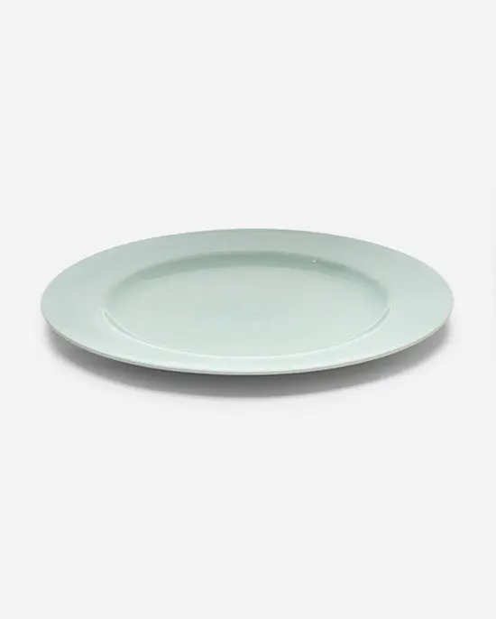 Maison Pastel Green Dinner Plate – Ceramic, Modern Pastel Tableware 1