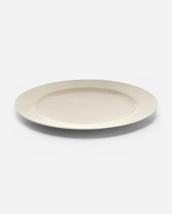 Maison Pastel Ivory Dinner Plate – Elegant Neutral-Tone Ceramic Serving Dish 1