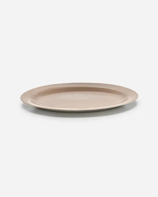 Maison Pastel Mocha Oval Platter 1