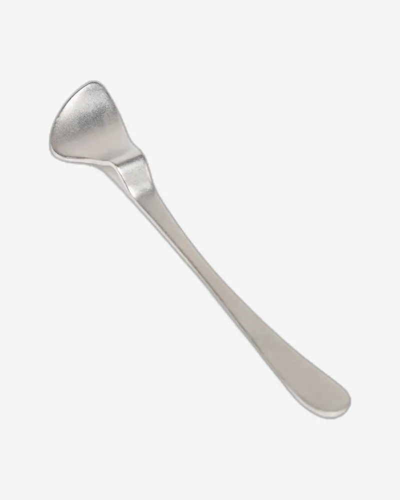 Matte Silver Tea Spoon Set – Minimalist 6-Piece Stainless Steel Flatware 1