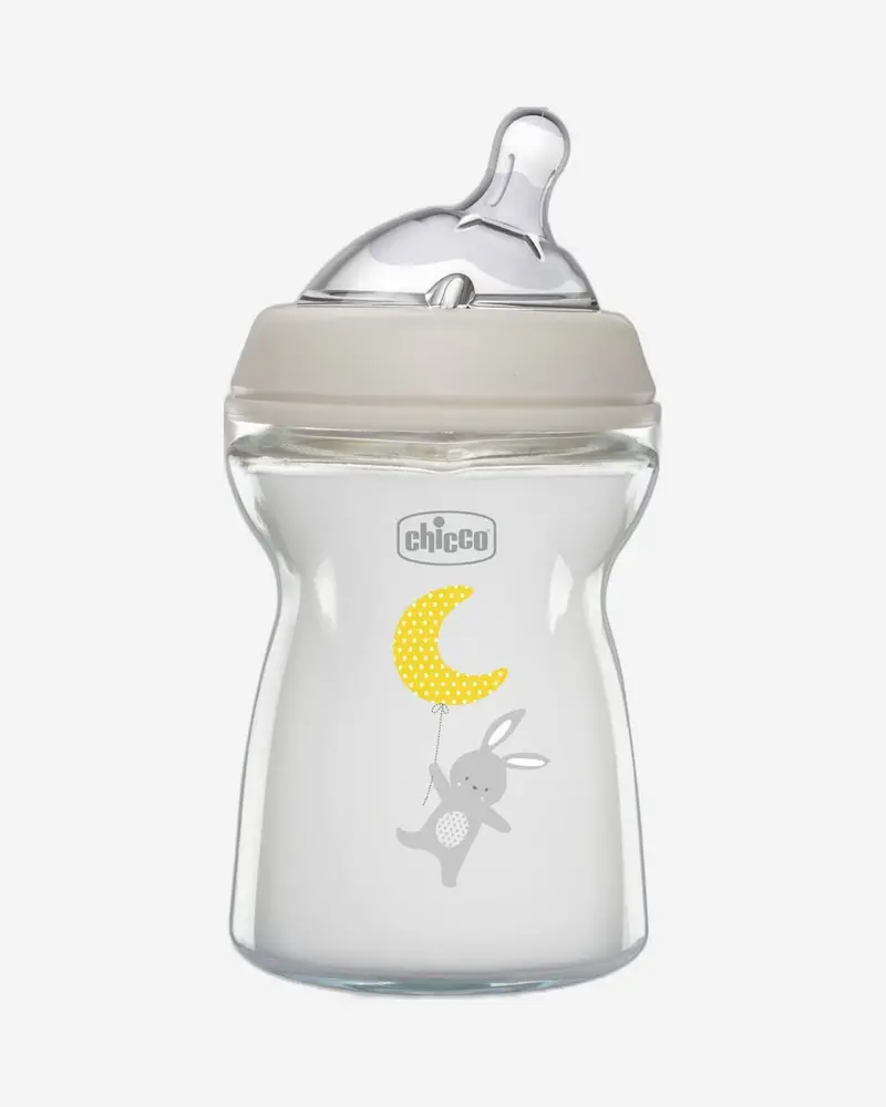 Nf Glass Feeding Bottle – 150 Ml, Slow Flow, Bpa-Free, 0+ Months 1