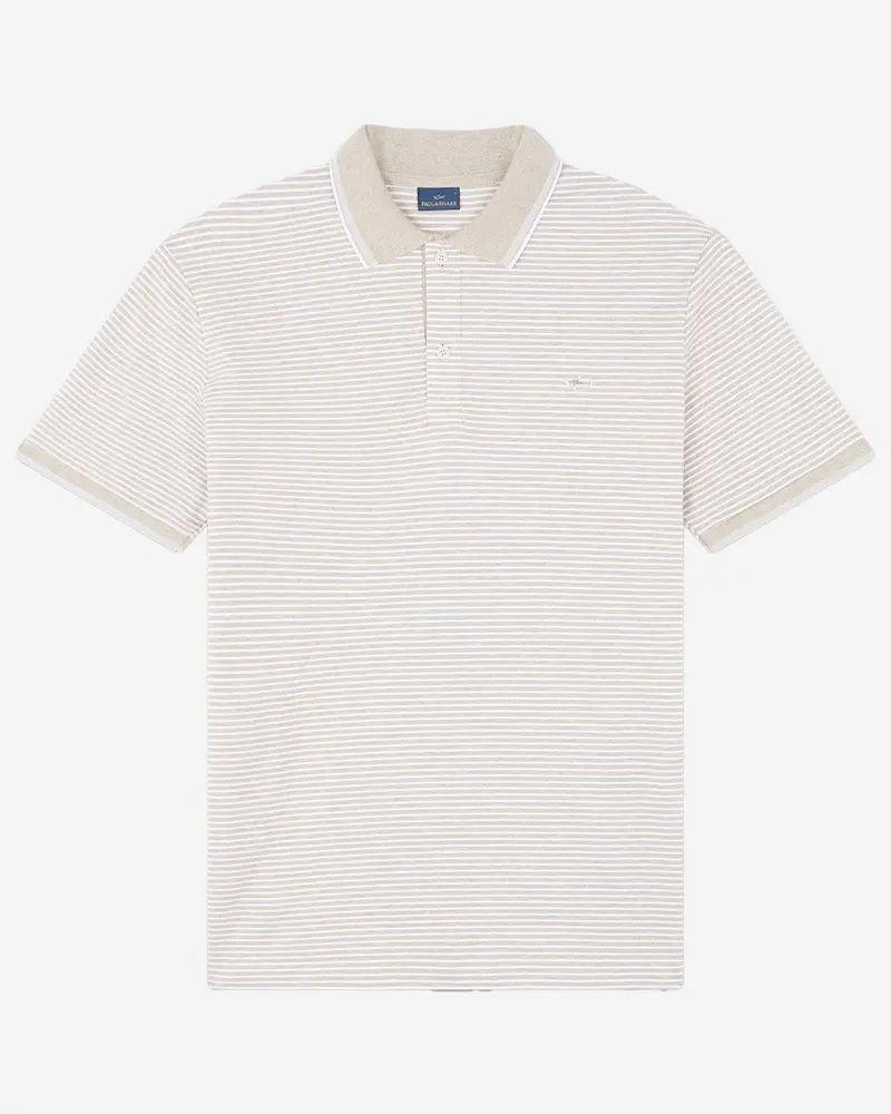 Paul & Shark Bianco Piqué Cotton Polo Shirt 1