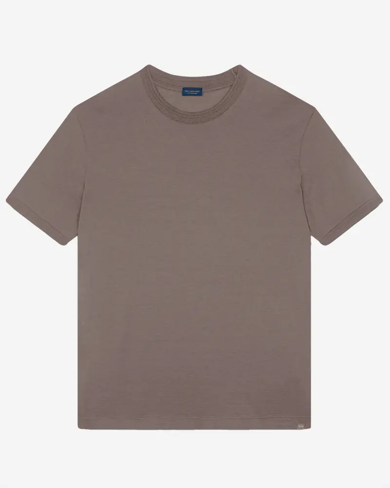 Paul & Shark Cotton And Silk Blend Shark Tag T-Shirt 1